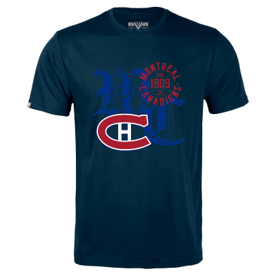 Футболка Montreal Canadiens Levelwear Navy Richmond Long-Haul