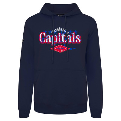 Толстовка Washington Capitals Levelwear Navy Backdrop Podium