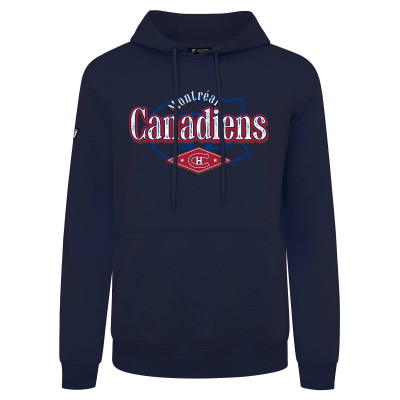 Толстовка Montreal Canadiens Levelwear Navy Backdrop Podium