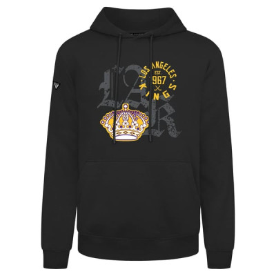 Свитшот Los Angeles Kings Levelwear Black Long-Haul Podium