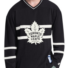 Футболка Toronto Maple Leafs Starter Line Up Long Sleeve V-Neck - Black