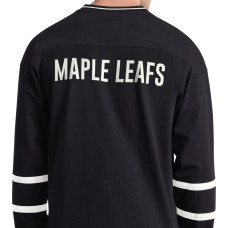 Футболка Toronto Maple Leafs Starter Line Up Long Sleeve V-Neck - Black