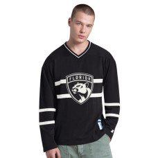 Футболка Florida Panthers Starter Black Line Up Long Sleeve V-Neck Футболка Florida Panthers Starter Black Line Up Long Sleeve V-Neck