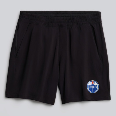 Edmonton Oilers lululemon Black Pace Breaker Linerless Short 7
