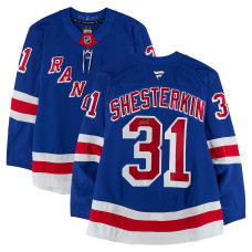 Джерси с автографом Igor Shesterkin New York Rangers Fanatics Authentic Blue Fanatics Authentic Pro Джерси с автографом Igor Shesterkin New York Rangers Fanatics Authentic Blue Fanatics Authentic Pro