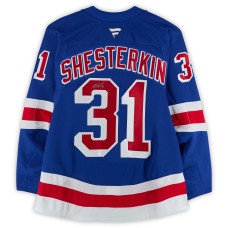 Джерси с автографом Igor Shesterkin New York Rangers Fanatics Authentic Blue Fanatics Authentic Pro Джерси с автографом Igor Shesterkin New York Rangers Fanatics Authentic Blue Fanatics Authentic Pro