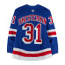Джерси с автографом Igor Shesterkin New York Rangers Fanatics Authentic Blue Fanatics Authentic Pro