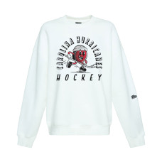 Женская Свитшот Carolina Hurricanes Hype and Vice White Action Mascot Oversized Женская Свитшот Carolina Hurricanes Hype and Vice White Action Mascot Oversized