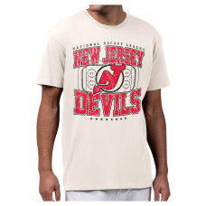 Футболка New Jersey Devils Starter Cream Distressed Rink Футболка New Jersey Devils Starter Cream Distressed Rink