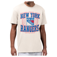 Футболка New York Rangers Starter Cream Distressed Rink