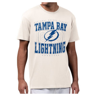 Футболка Tampa Bay Lightning Starter Cream Distressed Rink