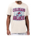 Colorado Avalanche Starter Cream Distressed Rink T-Shirt