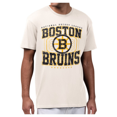 Футболка Boston Bruins Starter Cream Distressed Rink