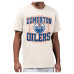 Футболка Edmonton Oilers Starter Cream Distressed Rink
