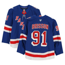 Игровая джерси Brendan Brisson New York Rangers Fanatics Authentic #91 Blue Set 2 from the 2025-26 NHL Season Игровая джерси Brendan Brisson New York Rangers Fanatics Authentic #91 Blue Set 2 from the 2025-26 NHL Season