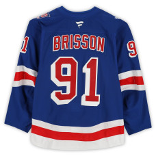 Игровая джерси Brendan Brisson New York Rangers Fanatics Authentic #91 Blue Set 2 from the 2025-26 NHL Season Игровая джерси Brendan Brisson New York Rangers Fanatics Authentic #91 Blue Set 2 from the 2025-26 NHL Season