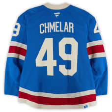 Игровая джерси Jaroslav Chmelař New York Rangers Fanatics Authentic #49 Blue Centennial vs. Toronto Maple Leafs on March 5, 2026 Игровая джерси Jaroslav Chmelař New York Rangers Fanatics Authentic #49 Blue Centennial vs. Toronto Maple Leafs on March 5, 2026