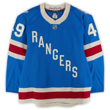 Игровая джерси Jaroslav Chmelař New York Rangers Fanatics Authentic #49 Blue Centennial vs. Toronto Maple Leafs on March 5, 2026 Игровая джерси Jaroslav Chmelař New York Rangers Fanatics Authentic #49 Blue Centennial vs. Toronto Maple Leafs on March 5, 2026