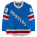 Игровая джерси Jaroslav Chmelař New York Rangers Fanatics Authentic #49 Blue Centennial vs. Toronto Maple Leafs on March 5, 2026