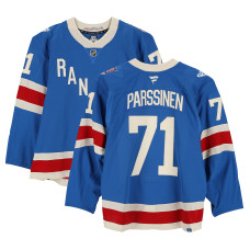 Игровая джерси Juuso Parssinen New York Rangers Fanatics Authentic #71 Blue Centennial vs. Toronto Maple Leafs on March 5, 2026 Игровая джерси Juuso Parssinen New York Rangers Fanatics Authentic #71 Blue Centennial vs. Toronto Maple Leafs on March 5, 2026