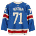 Игровая джерси Juuso Parssinen New York Rangers Fanatics Authentic #71 Blue Centennial vs. Toronto Maple Leafs on March 5, 2026