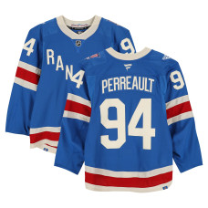 Игровая джерси Gabe Perreault New York Rangers Fanatics Authentic #94 Blue Centennial vs. Toronto Maple Leafs on March 5, 2026