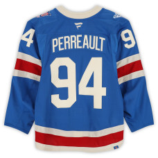 Игровая джерси Gabe Perreault New York Rangers Fanatics Authentic #94 Blue Centennial vs. Toronto Maple Leafs on March 5, 2026