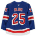 Игровая джерси Anton Blidh New York Rangers Fanatics Authentic #25 Blue Set 2 from the 2025-26 NHL Season