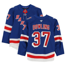 Игровая джерси Justin Dowling New York Rangers Fanatics Authentic #37 Blue Set 2 from the 2025-26 NHL Season Игровая джерси Justin Dowling New York Rangers Fanatics Authentic #37 Blue Set 2 from the 2025-26 NHL Season