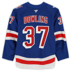 Игровая джерси Justin Dowling New York Rangers Fanatics Authentic #37 Blue Set 2 from the 2025-26 NHL Season Игровая джерси Justin Dowling New York Rangers Fanatics Authentic #37 Blue Set 2 from the 2025-26 NHL Season