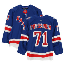 Игровая джерси Juuso Parssinen New York Rangers Fanatics Authentic #71 Blue Set 2 from the 2025-26 NHL Season Игровая джерси Juuso Parssinen New York Rangers Fanatics Authentic #71 Blue Set 2 from the 2025-26 NHL Season