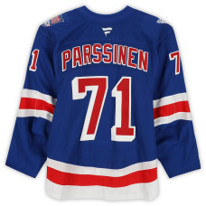 Игровая джерси Juuso Parssinen New York Rangers Fanatics Authentic #71 Blue Set 2 from the 2025-26 NHL Season Игровая джерси Juuso Parssinen New York Rangers Fanatics Authentic #71 Blue Set 2 from the 2025-26 NHL Season