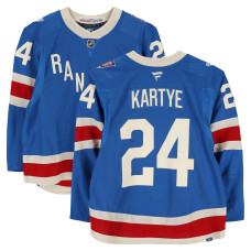 Игровая джерси Tye Kartye New York Rangers Fanatics Authentic #24 Blue Centennial vs. Toronto Maple Leafs on March 5, 2026 Игровая джерси Tye Kartye New York Rangers Fanatics Authentic #24 Blue Centennial vs. Toronto Maple Leafs on March 5, 2026