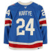 Игровая джерси Tye Kartye New York Rangers Fanatics Authentic #24 Blue Centennial vs. Toronto Maple Leafs on March 5, 2026