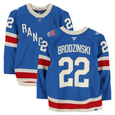 Игровая джерси Jonny Brodzinski New York Rangers Fanatics Authentic #22 Blue Centennial vs. Toronto Maple Leafs on March 5, 2026 Игровая джерси Jonny Brodzinski New York Rangers Fanatics Authentic #22 Blue Centennial vs. Toronto Maple Leafs on March 5, 2026