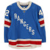 Игровая джерси Noah Laba New York Rangers Fanatics Authentic #42 Blue Centennial vs. Toronto Maple Leafs on March 5, 2026