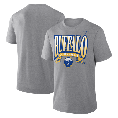 Футболка Buffalo Sabres Gray Hockey Heritage Tri-Blend
