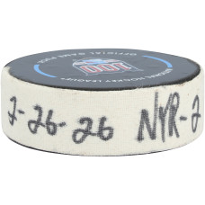Шайба с игры Alexis Lafreniere New York Rangers Fanatics Authentic from February 26, 2026 vs. Philadelphia Flyers Шайба с игры Alexis Lafreniere New York Rangers Fanatics Authentic from February 26, 2026 vs. Philadelphia Flyers