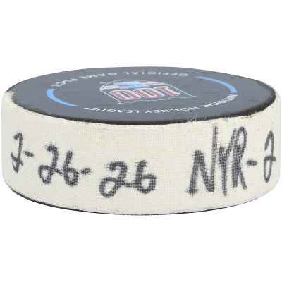 Шайба с игры Alexis Lafreniere New York Rangers Fanatics Authentic from February 26, 2026 vs. Philadelphia Flyers
