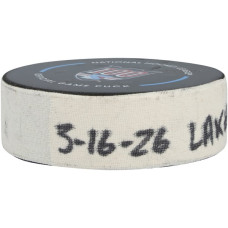 Шайба с игры Alexis Lafreniere Los Angeles Kings Fanatics Authentic from March 16, 2026 vs. New York Rangers Шайба с игры Alexis Lafreniere Los Angeles Kings Fanatics Authentic from March 16, 2026 vs. New York Rangers