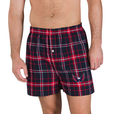 Washington Capitals Concepts Sport Navy Ultimate Flannel Boxers