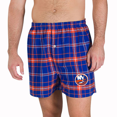 New York Islanders Concepts Sport Royal Ultimate Flannel Boxers