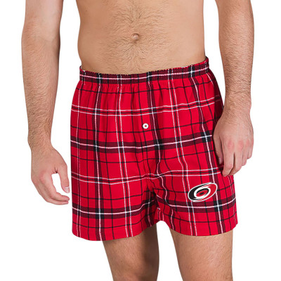 Carolina Hurricanes Concepts Sport Red Ultimate Flannel Boxers