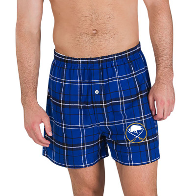 Buffalo Sabres Concepts Sport Royal Ultimate Flannel Boxers