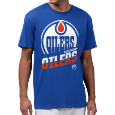 Футболка Edmonton Oilers Starter Royal Logo Zoom
