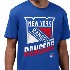 Футболка New York Rangers Starter Blue Logo Zoom Футболка New York Rangers Starter Blue Logo Zoom