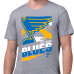 St. Louis Blues Starter Gray Logo Zoom T-Shirt