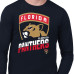 Футболка с длинным рукавом Florida Panthers Starter Navy Logo Zoom