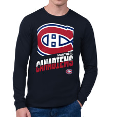 Футболка с длинным рукавом Montreal Canadiens Starter Navy Logo Zoom Футболка с длинным рукавом Montreal Canadiens Starter Navy Logo Zoom