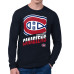 Футболка с длинным рукавом Montreal Canadiens Starter Navy Logo Zoom